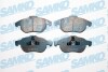 Тормозные колодки дисковые, комплект SAMKO 5SP1524 (фото 1)