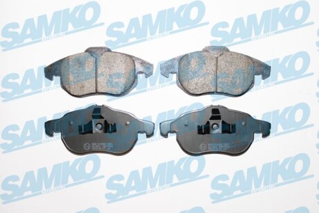 Тормозные колодки дисковые, комплект SAMKO 5SP1524