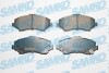 Тормозные колодки дисковые, комплект SAMKO 5SP1548 (фото 1)