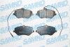 Тормозные колодки дисковые, комплект SAMKO 5SP1666 (фото 1)