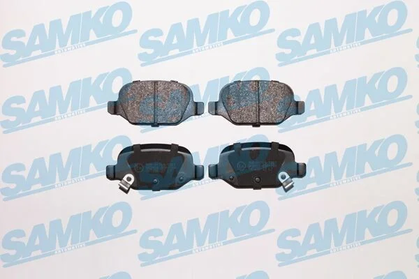 Тормозные колодки дисковые, комплект SAMKO 5SP1724 (фото 1)
