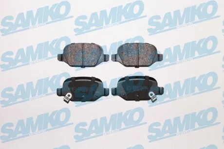 Тормозные колодки дисковые, комплект SAMKO 5SP1724