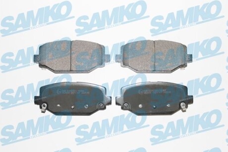 Тормозные колодки дисковые, комплект SAMKO 5SP1747