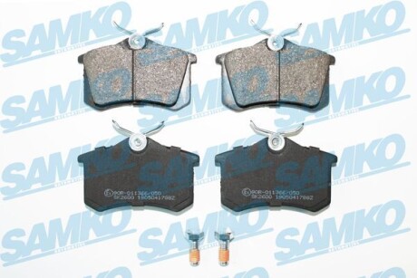 Тормозные колодки дисковые задние, комплект SAMKO 5SP1788