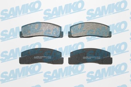 Тормозные колодки дисковые, комплект SAMKO 5SP179