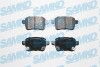 Тормозные колодки дисковые, комплект SAMKO 5SP1827 (фото 1)