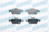 Тормозные колодки дисковые, комплект SAMKO 5SP1882 (фото 1)