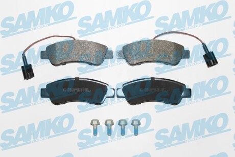 Тормозные колодки дисковые, комплект SAMKO 5SP1902