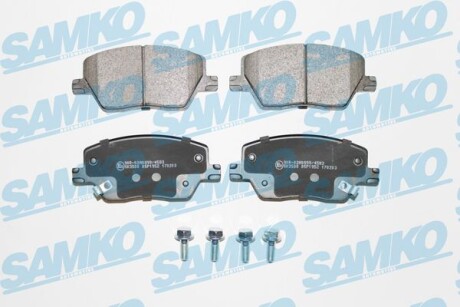 Тормозные колодки дисковые, комплект SAMKO 5SP1952