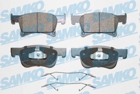 Тормозные колодки дисковые, комплект SAMKO 5SP1958K