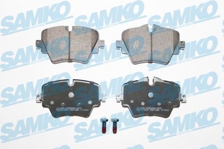 Тормозные колодки дисковые, комплект SAMKO 5SP1985