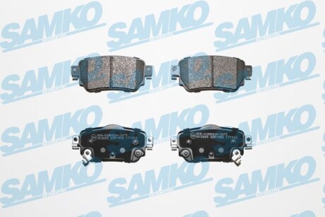 Тормозные колодки дисковые, комплект SAMKO 5SP1992