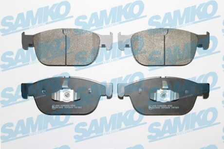 Тормозные колодки дисковые, комплект SAMKO 5SP2004