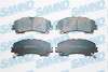 Тормозные колодки дисковые, комплект SAMKO 5SP2012 (фото 1)