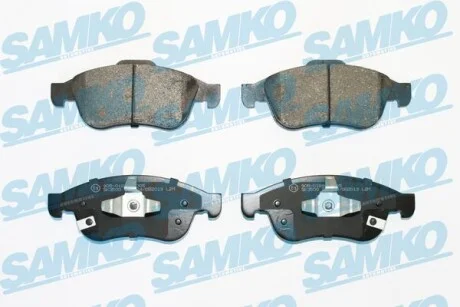 Тормозные колодки дисковые, комплект SAMKO 5SP2019