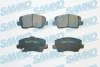 Тормозные колодки дисковые, комплект SAMKO 5SP2060 (фото 1)