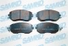 Тормозные колодки дисковые, комплект SAMKO 5SP2077 (фото 1)