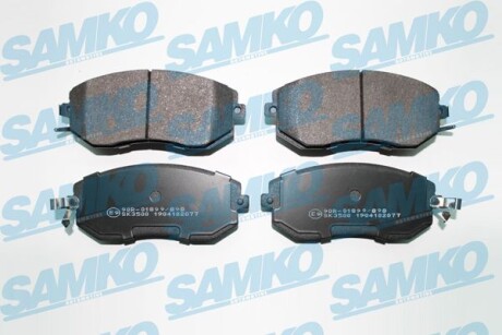Тормозные колодки дисковые, комплект SAMKO 5SP2077