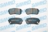 Тормозные колодки дисковые, комплект SAMKO 5SP2103 (фото 1)