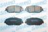 Тормозные колодки дисковые, комплект SAMKO 5SP2117 (фото 1)