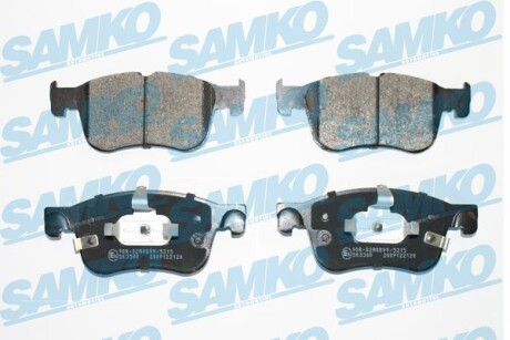 Тормозные колодки дисковые, комплект SAMKO 5SP2120