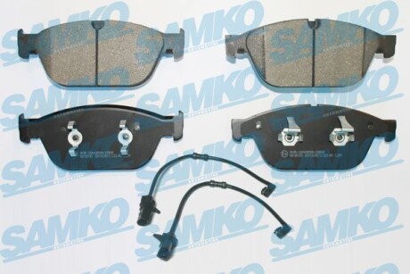 Тормозные колодки дисковые, комплект SAMKO 5SP2140A