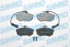 Тормозные колодки дисковые, комплект SAMKO 5SP221 (фото 1)