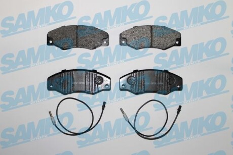 Тормозные колодки дисковые, комплект SAMKO 5SP276