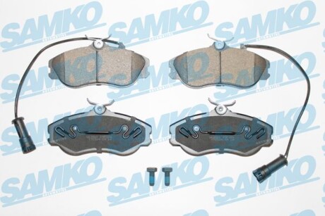 Тормозные колодки дисковые, комплект SAMKO 5SP326