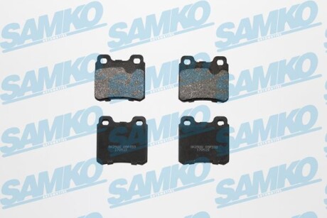 Тормозные колодки дисковые, комплект SAMKO 5SP333