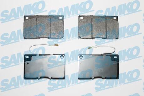 Тормозные колодки дисковые, комплект SAMKO 5SP372