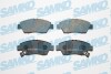 Тормозные колодки дисковые, комплект SAMKO 5SP564 (фото 1)