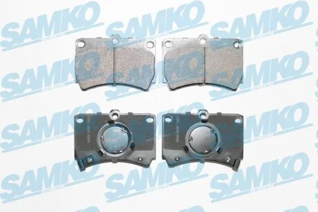 Тормозные колодки дисковые, комплект SAMKO 5SP587