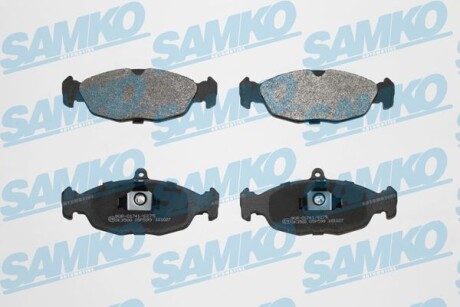 Тормозные колодки дисковые, комплект SAMKO 5SP599