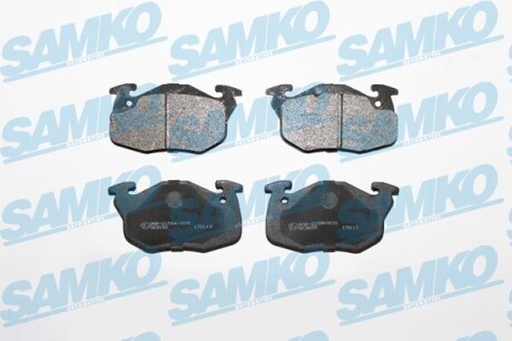 Тормозные колодки дисковые, комплект SAMKO 5SP642