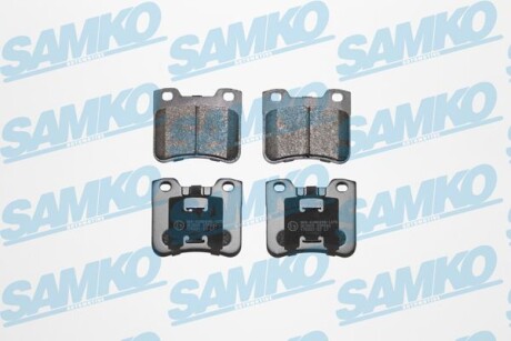 Тормозные колодки дисковые, комплект SAMKO 5SP643