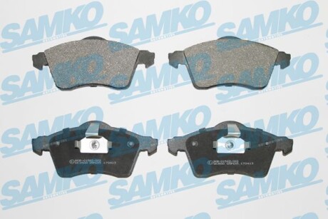 Тормозные колодки дисковые, комплект SAMKO 5SP645