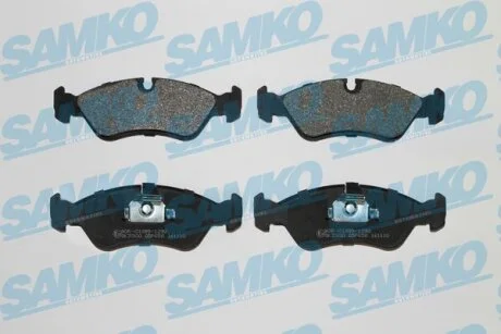 Тормозные колодки дисковые, комплект SAMKO 5SP656