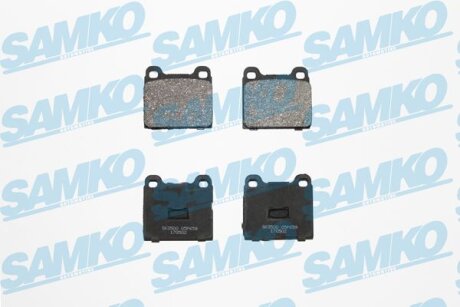 Тормозные колодки дисковые, комплект SAMKO 5SP659