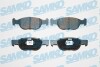 Тормозные колодки дисковые, комплект SAMKO 5SP687 (фото 1)