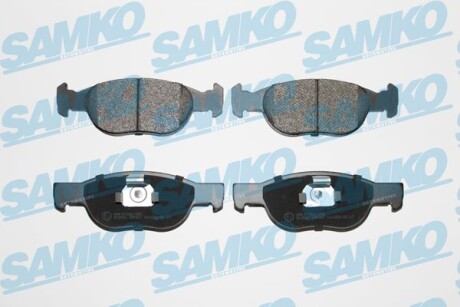 Тормозные колодки дисковые, комплект SAMKO 5SP687