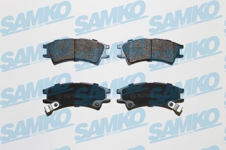 Тормозные колодки дисковые, комплект SAMKO 5SP695