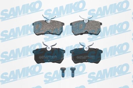 Тормозные колодки дисковые, комплект SAMKO 5SP697
