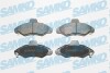 Тормозные колодки дисковые, комплект SAMKO 5SP717 (фото 1)