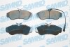 Тормозные колодки дисковые, комплект SAMKO 5SP774 (фото 1)