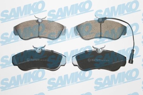 Тормозные колодки дисковые, комплект SAMKO 5SP774
