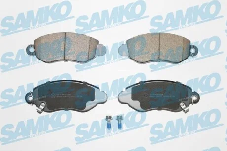 Тормозные колодки дисковые, комплект SAMKO 5SP775