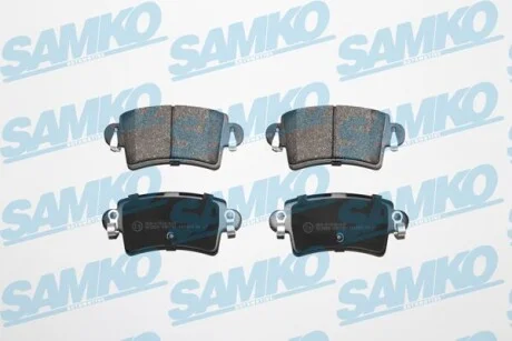 Тормозные колодки дисковые, комплект SAMKO 5SP791