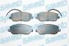Тормозные колодки дисковые, комплект SAMKO 5SP831 (фото 1)