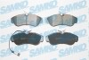 Тормозные колодки дисковые, комплект SAMKO 5SP965 (фото 1)
